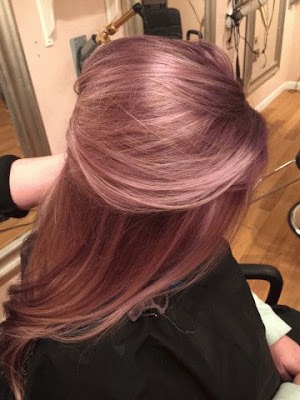 rose gold hair pink trend