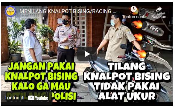 Polisi Minta Maaf Atas Kesalahan Razia Knalpot Bising, Loh Kenapa ?