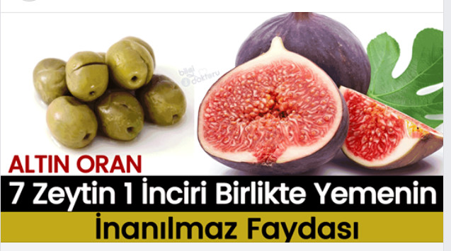 İNCİR VE ZEYTİNİ BİRLİKTE YEMENİN FAYDALARI