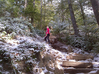 The Trail Effect: Snow on the Grouse Grind