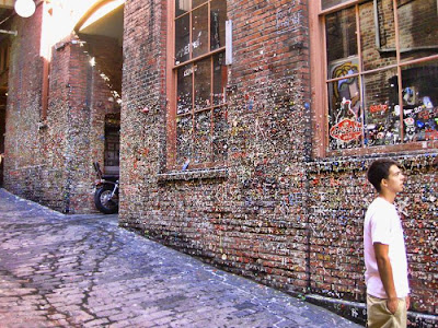 Where is The Gum Wall Located?