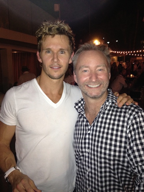 With Ryan Kwanten - only thing better would have been a shirtless Ryan Kwanten :)