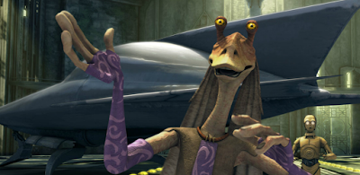 jar jar binks in the clone wars