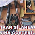 Gölbaşı`ndan çıkan silahlar basına gösterildi