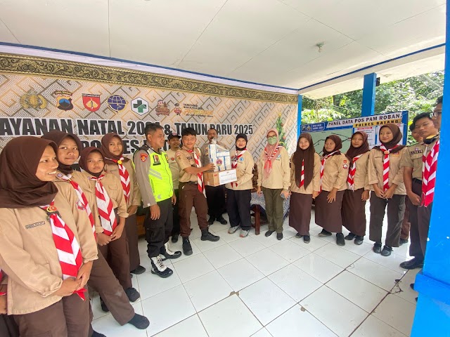 KUNJUNGAN WAKA PENGABDIAN MASYARAKAT KWARDA JATENG DI POS PENGAMANAN ALAS ROBAN BATANG