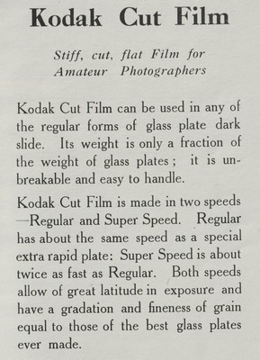 Kodak Cut Film
