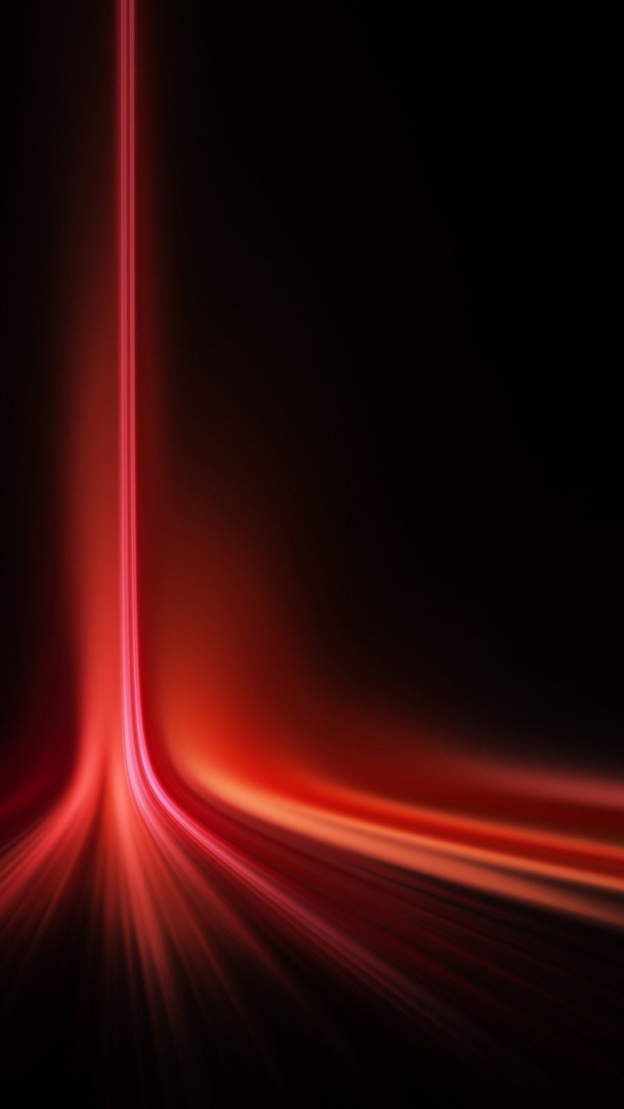  Vertical Red Laser Light Spread Android Wallpaper