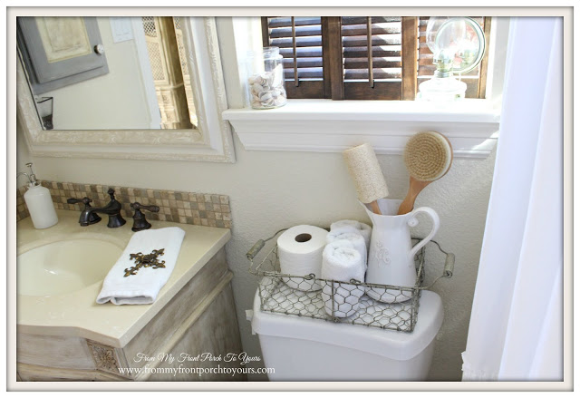 From My Front Porch To Yours-Famrhouse Style-Guest Bathroom