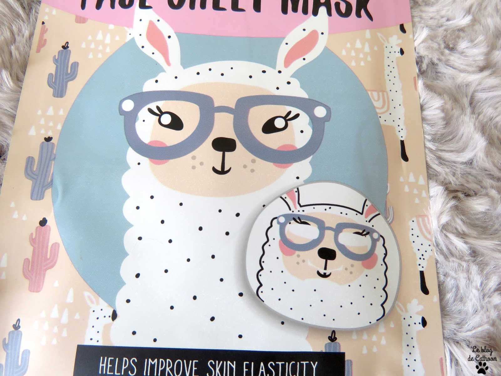 Alpaga Face Sheet Mask - Masque Tissu - Action