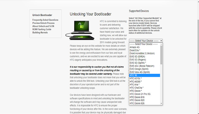 Cara Unlock Bootloader HTC U11 Terbaru Dengan Sangat Mudah #3