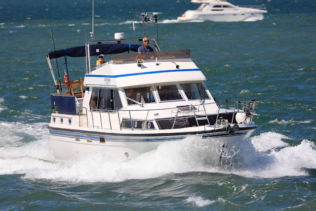 Photo of Ravensdale out on the Solway Firth during Maryport Trawler Race. Photo by Ronnie Bell