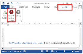 Cara Paling Cepat Membuat File PDF via MS Word