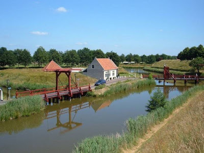 Star Shaped Fort Bourtange in Netherlands