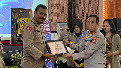 Tingkatkan Citra Polri Melalui Media, Polres Muara Enim Raih Dua Penghargaan