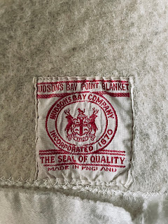 Image of a Hudon's Bay blanket label