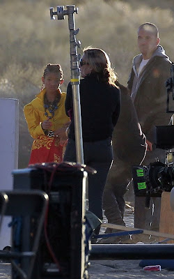 Willow Smith shooting her latest music video for “21st Century Girl”