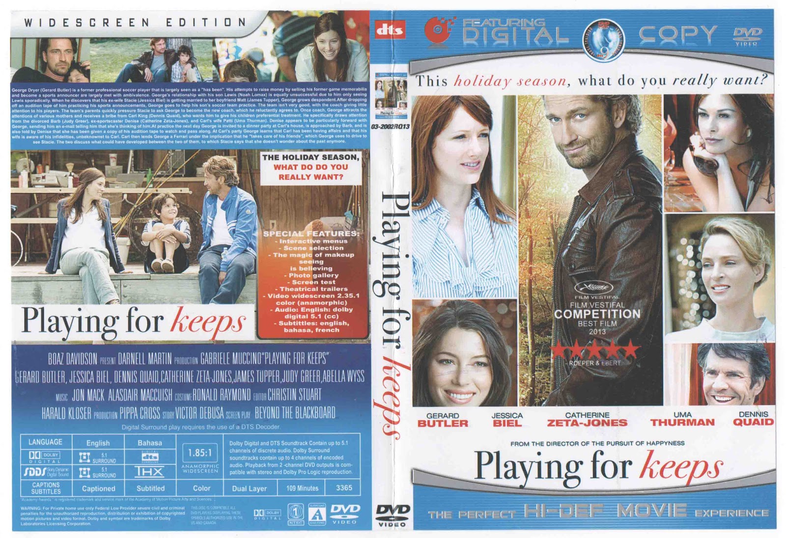 Playing for Keeps DVD