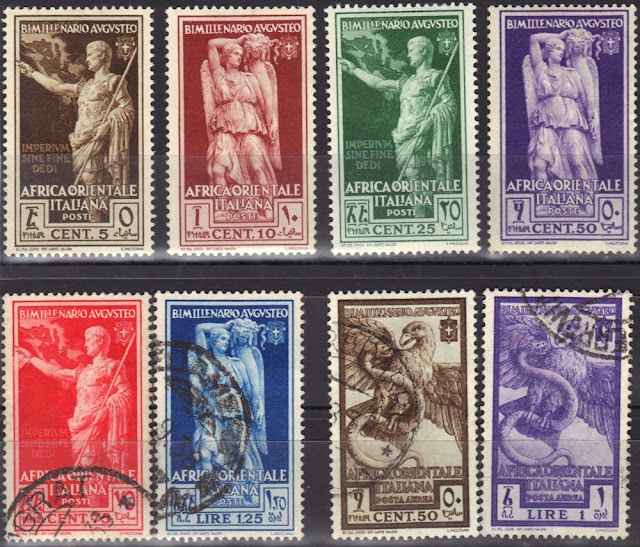 Italian East Africa - 1938 - two thousandth anniversary of the birth of Augustus
