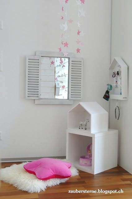 Kids Inspiration, Sternen Mobile, Shabby Fensterspiegel