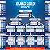 Schedule EURO 2016 or Jadwal Piala Eropa 2016