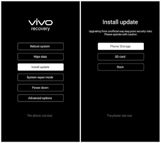 Cara Instal Firmware Vivo V5 Lite