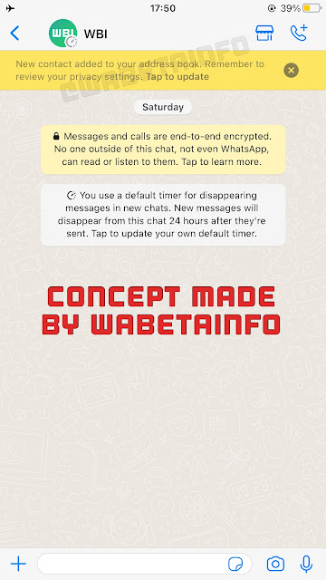 Concept of Privacy reminder