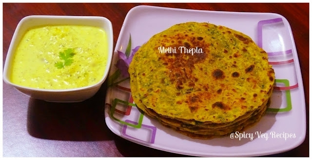 Breakfast&Snacks, Fenugreek (methi), Gram Flour, Gujarati, Indian Bread, parathas, Thepla, Whole Wheat, yogurt,