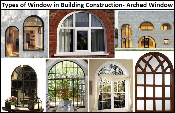 Types of Window in Building Construction- Arched Window