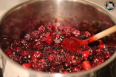 Confiture de fruits rouges