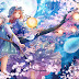 Girls Full Moon Cherry Blossom Lantern d30
