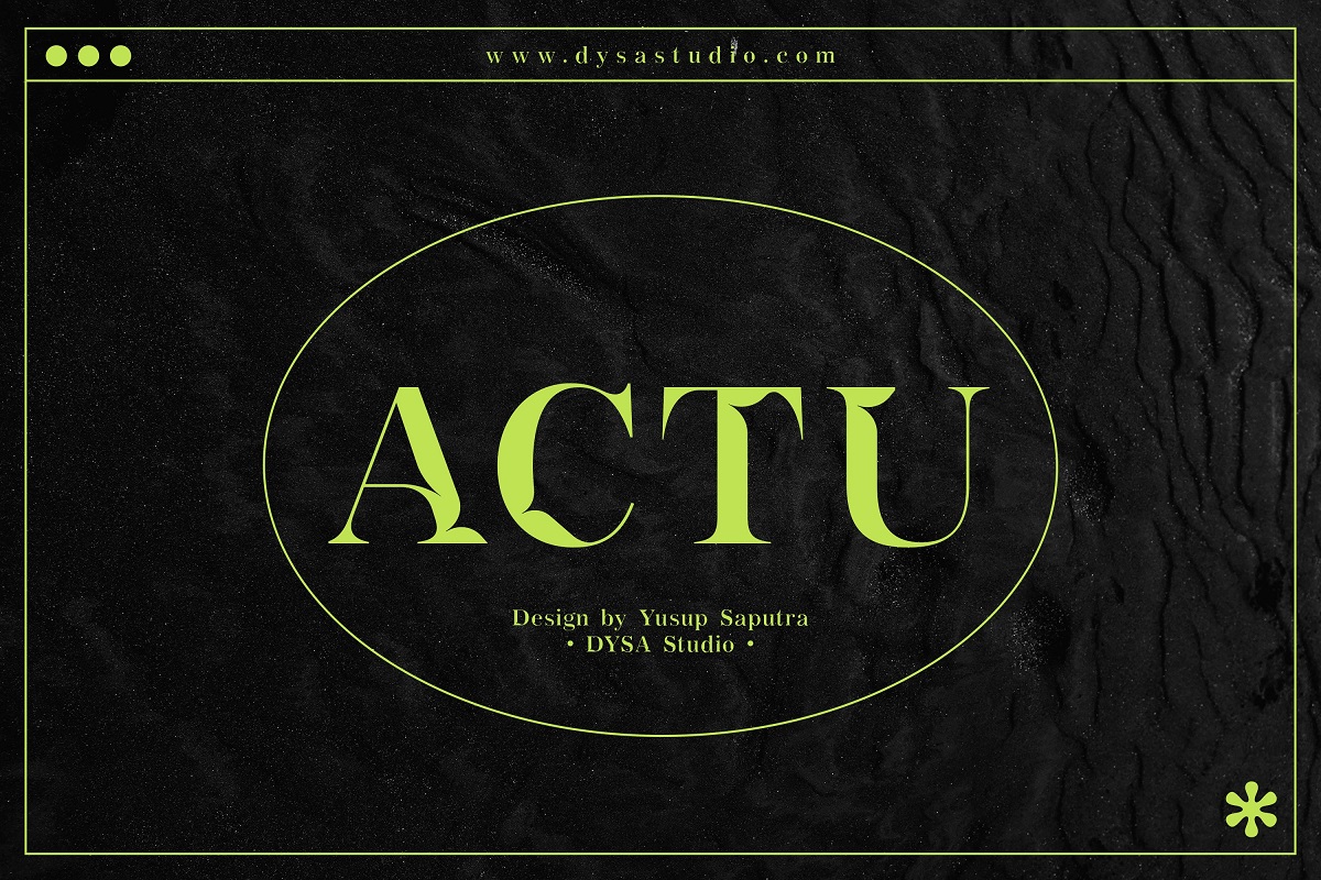 Actu Font - Free Modern Serif Typeface