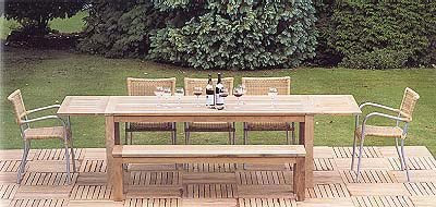 Pavilion Rattan - Antibes Complete Dining Table Set from Furniture 123