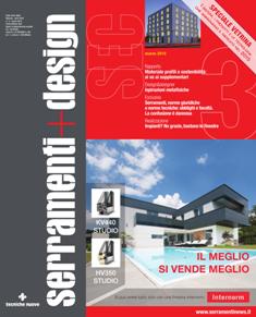 Serramenti+Design 2015-03 - Marzo 2015 | ISSN 1824-4696 | TRUE PDF | Mensile | Professionisti | Cantiere | Materiali | Tecnologia
Parte integrante del mercato edile, il settore degli infissi ne costituisce storicamente uno dei comparti più importanti per definire la vivibilità interna e la definizione esterna dell’involucro di un edificio. L’approfondita analisi, progettuale, tecnologia e funzione dell’ampia articolazione di prodotti e sistemi disponibili è obiettivo e scopo di Serramenti+Design quale naturale evoluzione della storica testata SEC serramenti e componenti. Forte anche di questa eredità, la rivista Serramenti+Design è oggi il più attendibile e completo strumento d’informazione per gli operatori del settore serramentistico a cominciare dai suoi naturali referenti: serramentisti, rivenditori, progettisti, prescrittori, produttori e la composita platea di addetti ai lavori che ha la necessità di mantenersi aggiornata sui rapidi mutamenti che caratterizzano struttura e congiuntura del mercato, andamento della domanda e tendenza dell’offerta. All’ampia panoramica dedicata agli avvenimenti di stretta attualità e alle novità di prodotto e design, la rivista Serramenti+Design affianca un ampio ventaglio di approfondimenti (inchieste, dossier, servizi e opinioni) in cui vengono analizzate innovazioni, evoluzioni progettuali, problematiche e normative con l’obiettivo di fornire al lettore tutte le informazioni necessarie a comprenderne le possibili chiavi di lettura.