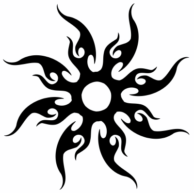 tatuajes sol. tatuaje de soles. Diseños de Tribales de Sol; Diseños de Tribales de Sol