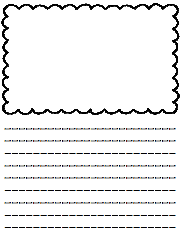 Mrs Black S Bees Writing Paper With Picture Boxes