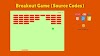Breakout Game Using HTML, CSS, and JavaScript (Free Source Code)