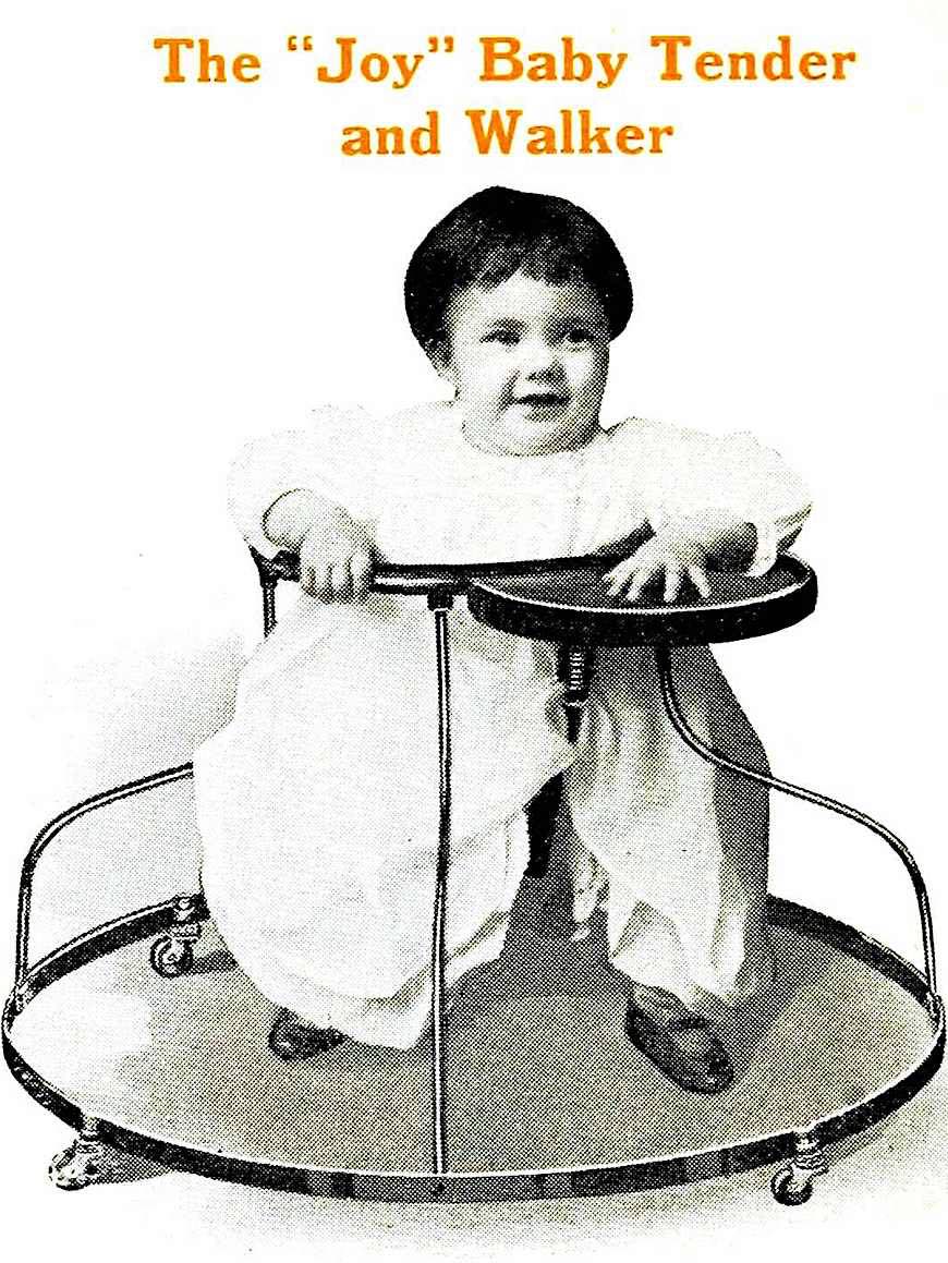 The 'Joy' Baby Tender and Walker, a photograph