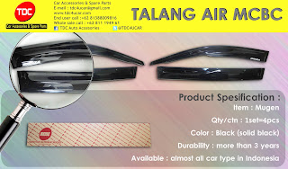  Model Talang Air Car Visor 