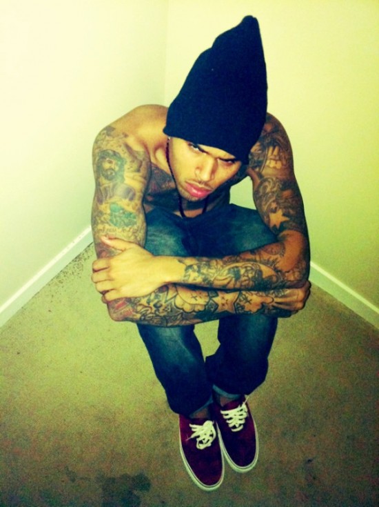 chris brown tattoos pictures