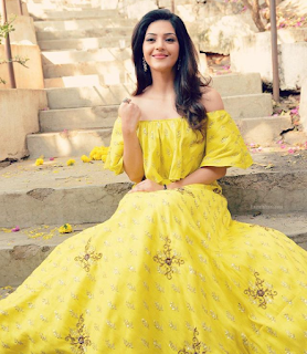 Mehreen Pirzada in Yellow Dress
