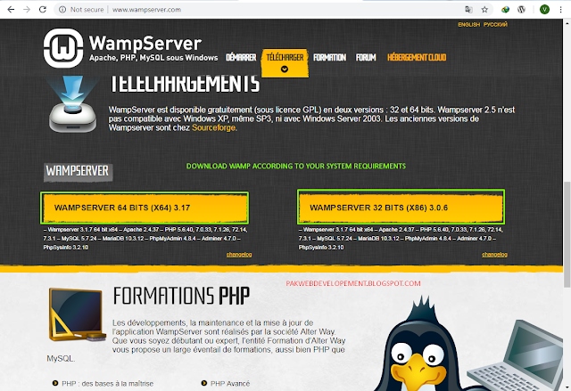 How to download and install wamp server on windows