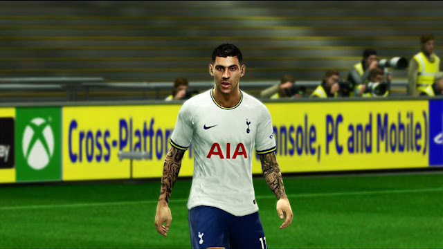 Cristian Romero & Richarlison Face and Tattoo 2022 For PES 2013