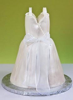 Unique Wedding Dress Cake Images 