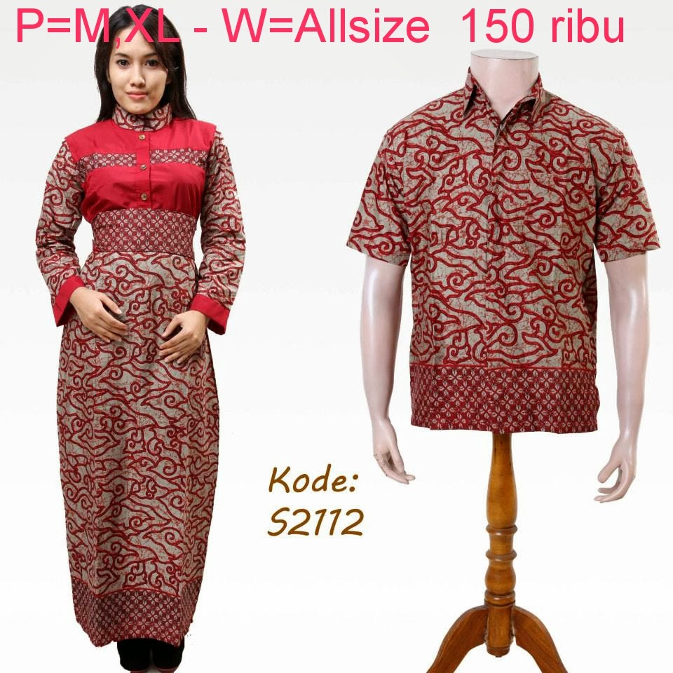 Baju Batik  Pasangan Suami Istri Model Baju Batik 