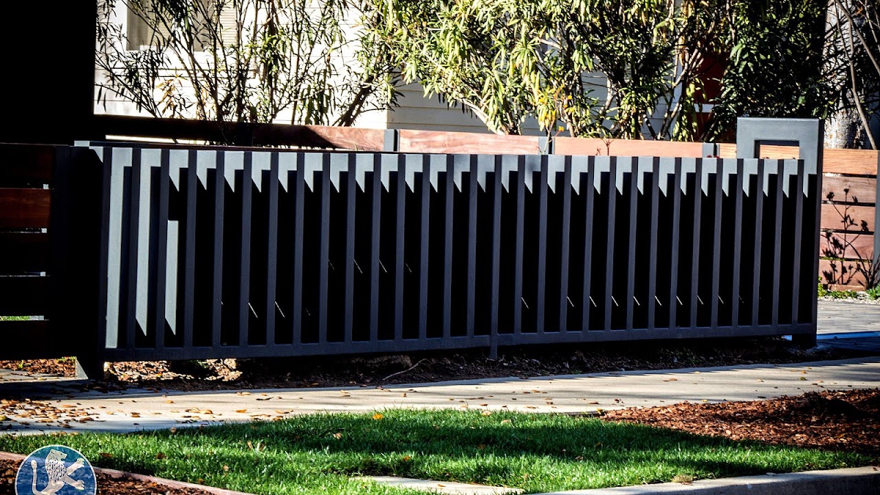 Modern Iron Fence