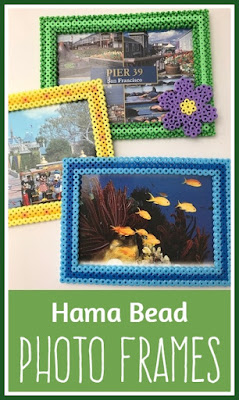 How to make Hama bead photo frames