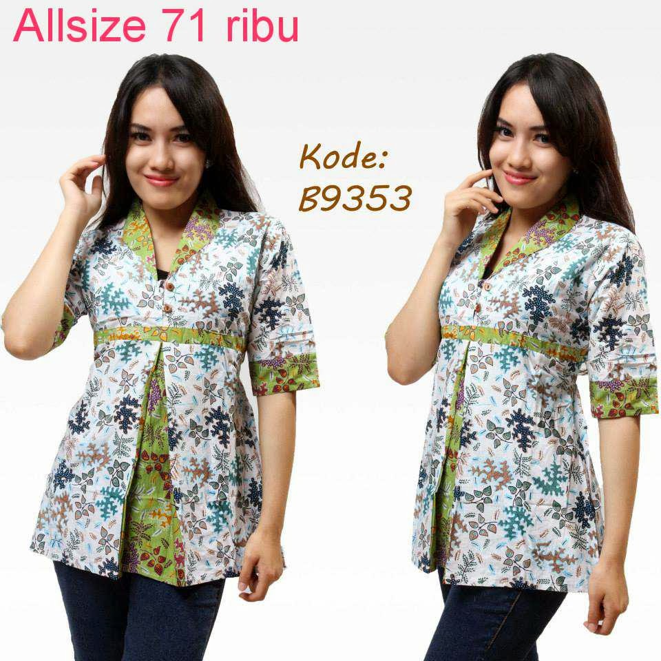 Contoh Model  Baju  Batik  Kerja Model  Baju  Batik 