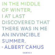 One of my favourite 'summer quotes' of all time. (invincible summer)