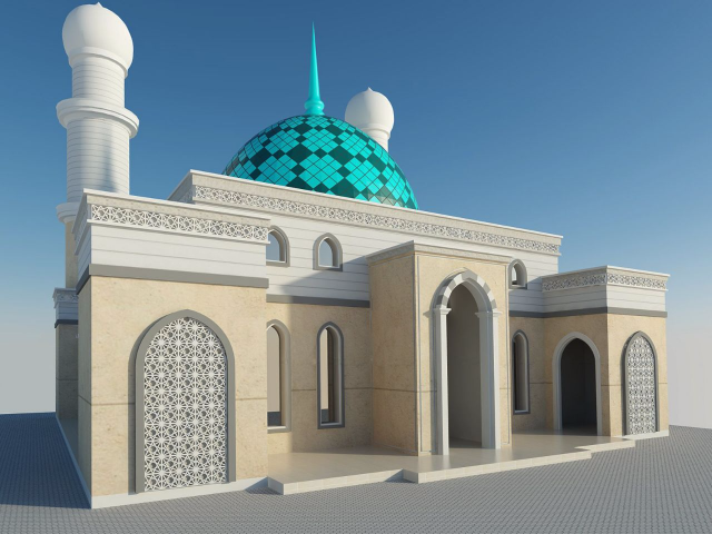 53 Model Desain Masjid Minimalis Modern Unik Terbaru 2019 