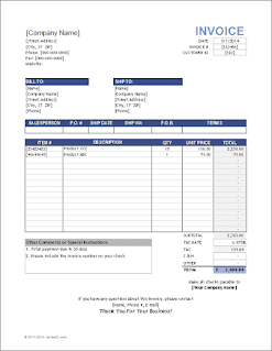 SALES Invoice Template how can I do